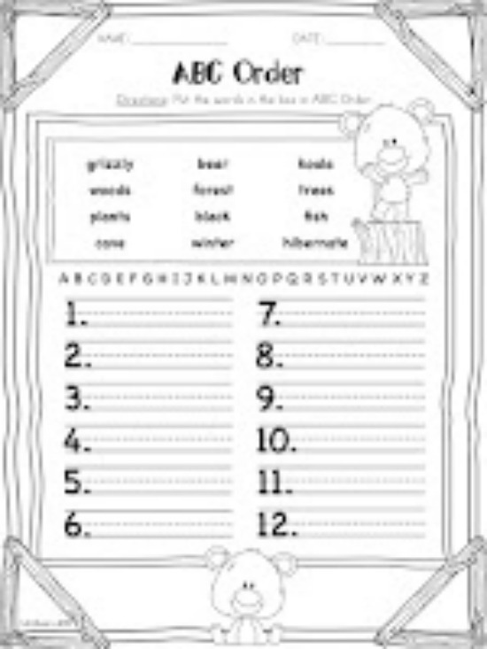 14 Best Images Of ABC Order Letters Worksheets Printable ABC Order 