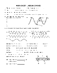 Waves And Sound Worksheet Answer Key : 10 Best Images of Transverse