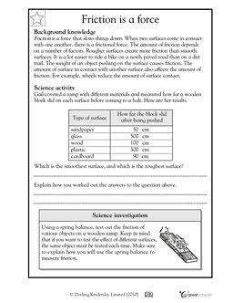 17 Best Images of Force And Friction Worksheets Elementary - Force and