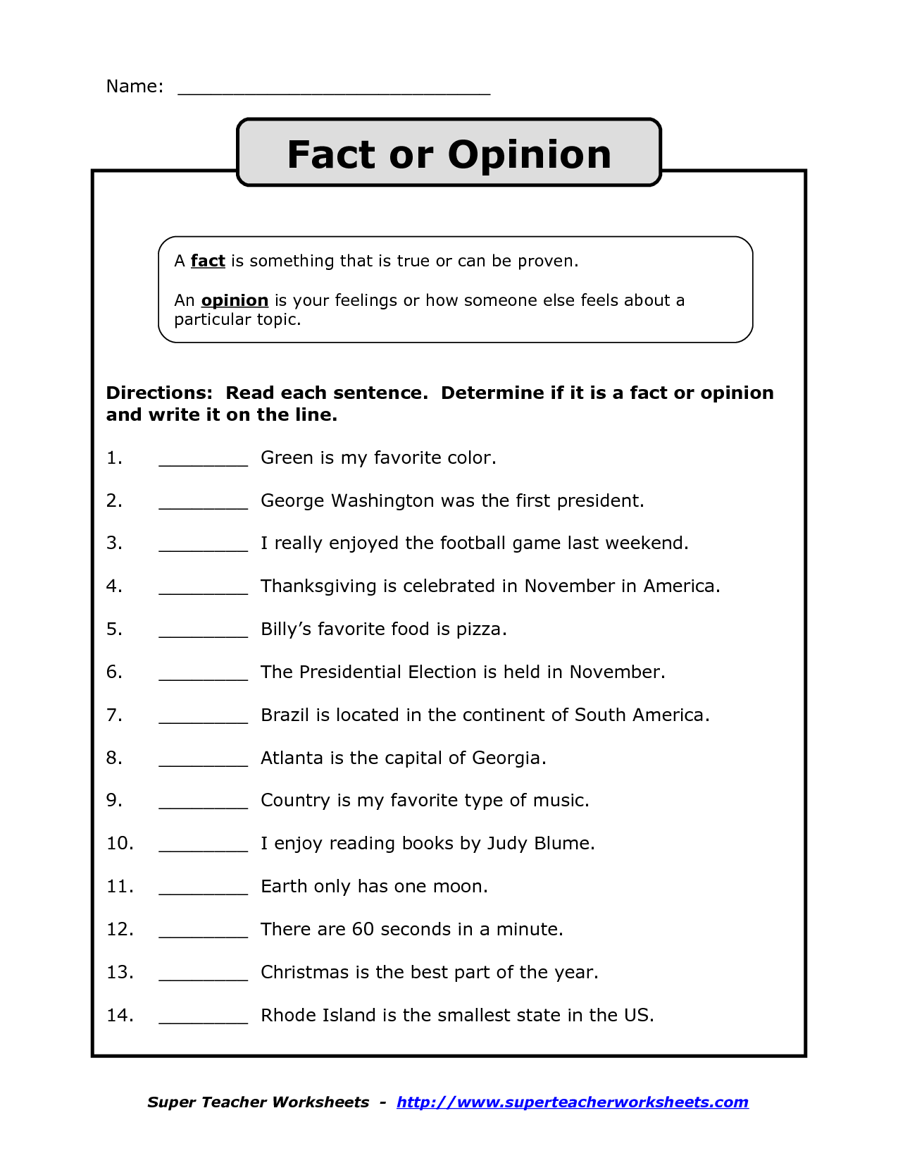 10 Best Images Of Fact Opinion Worksheets Grade 3 Opinion Writing 