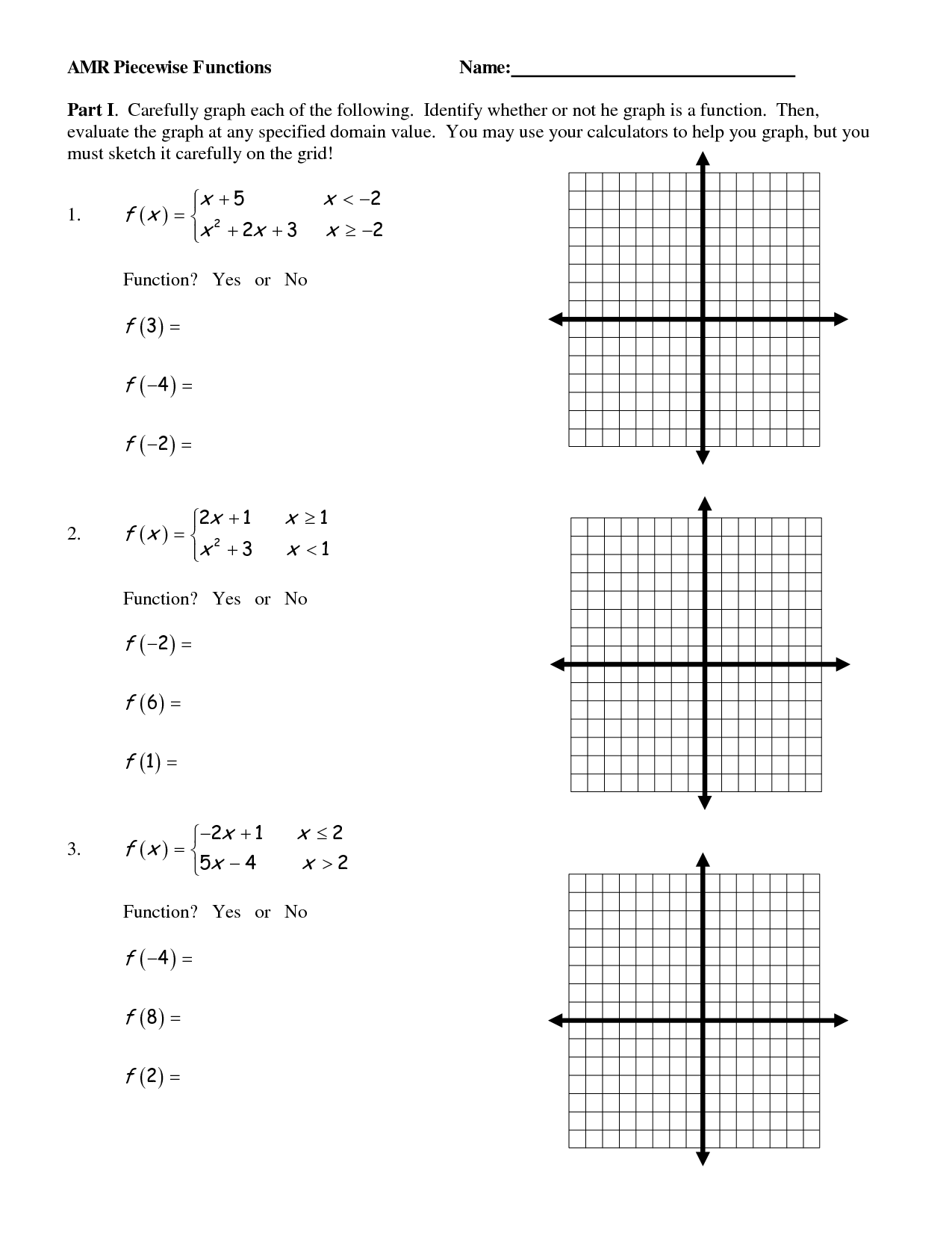 Linear Regression Worksheet