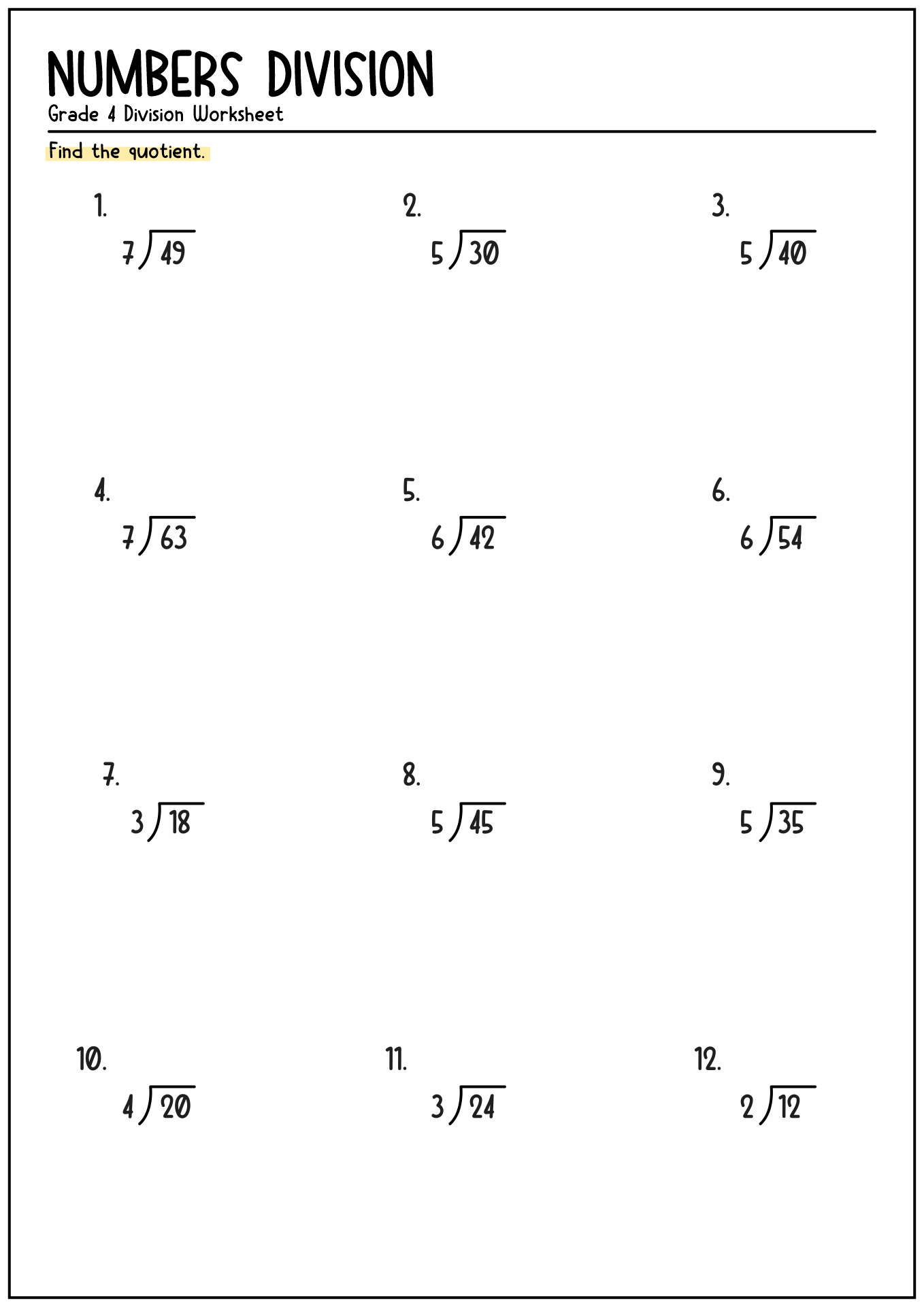 15 Best Images Of Free Division Worksheets For 5th Grade Free 