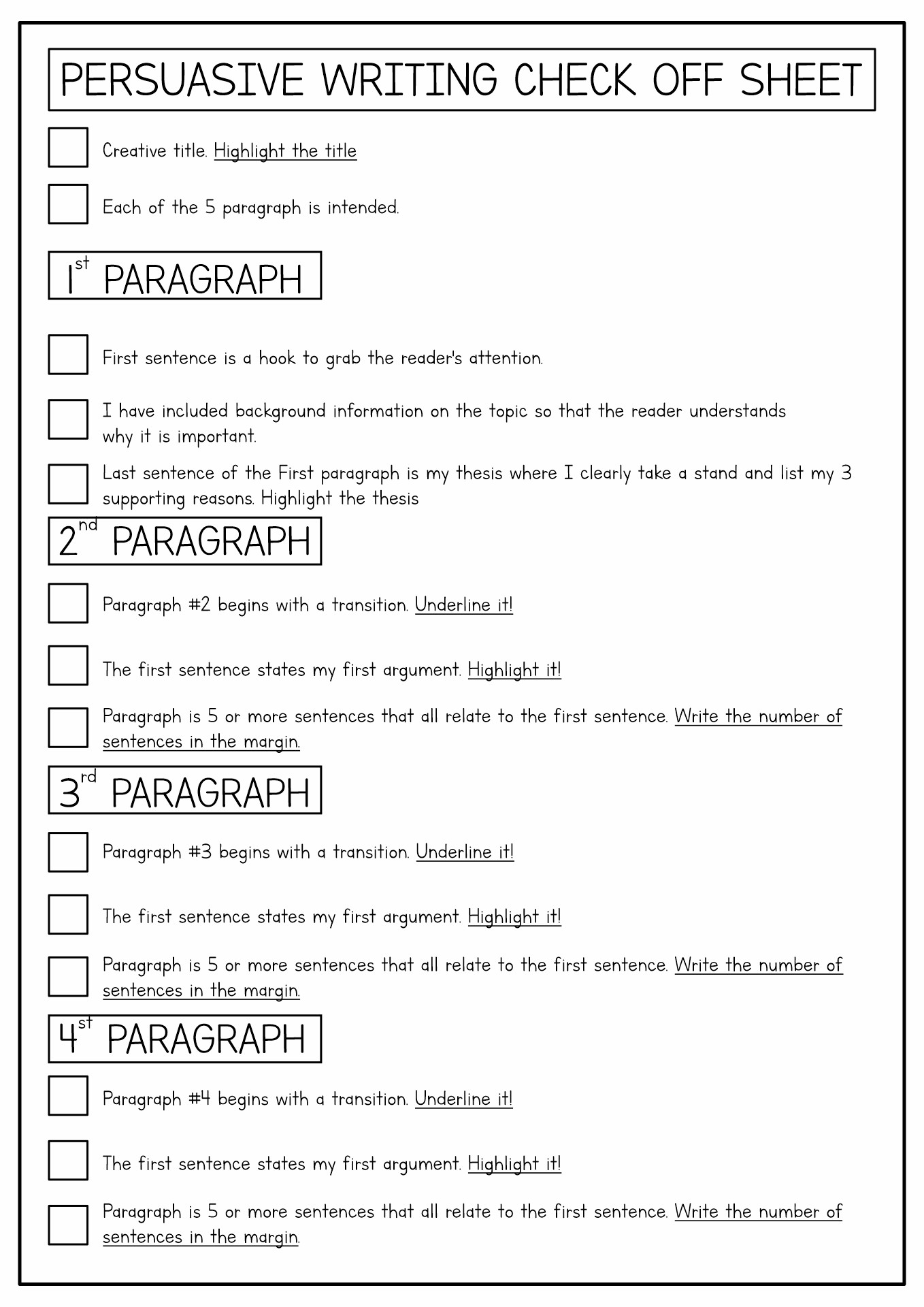 5 Paragraph Essay Template 4th Grade Researchabout web fc2