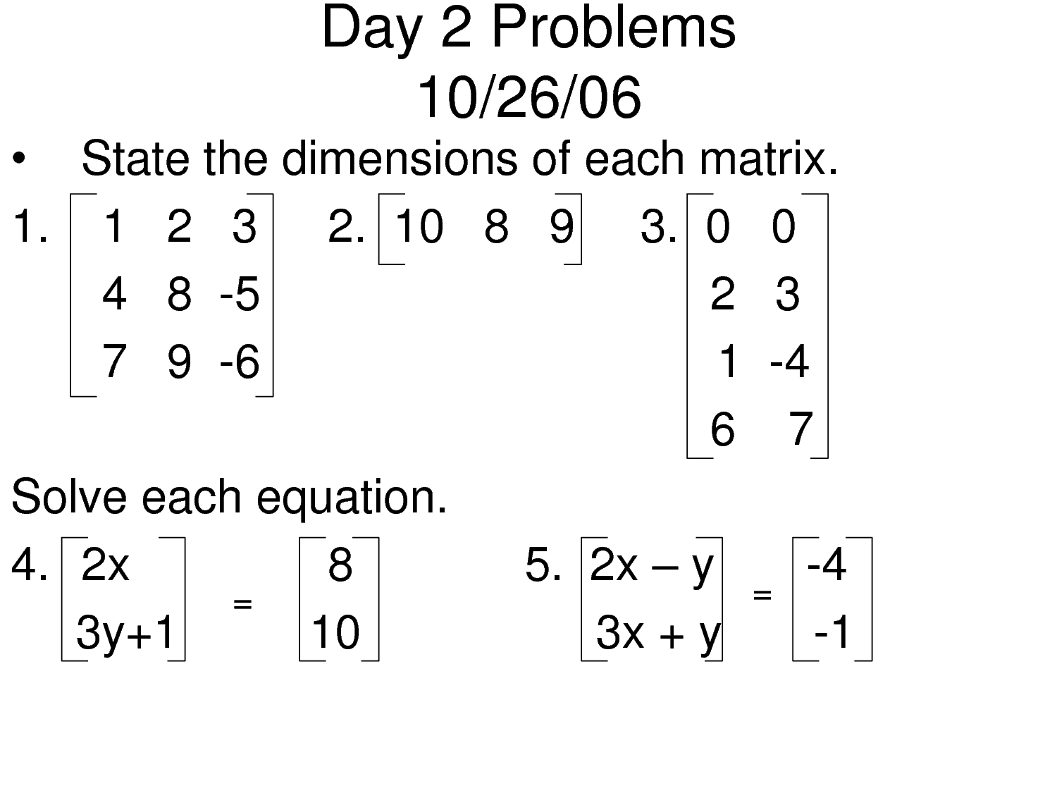 8 Best Images Of Solving Matrices Worksheets Printable Matrix Worksheets Solving Systems Of