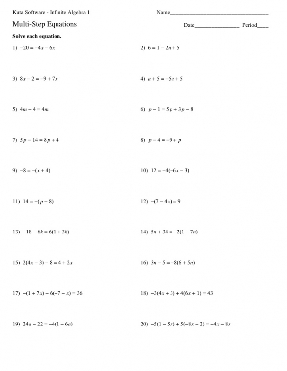 11 Best Images Of Pre K Worksheets Pre Algebra Math Worksheets Free Printable Math