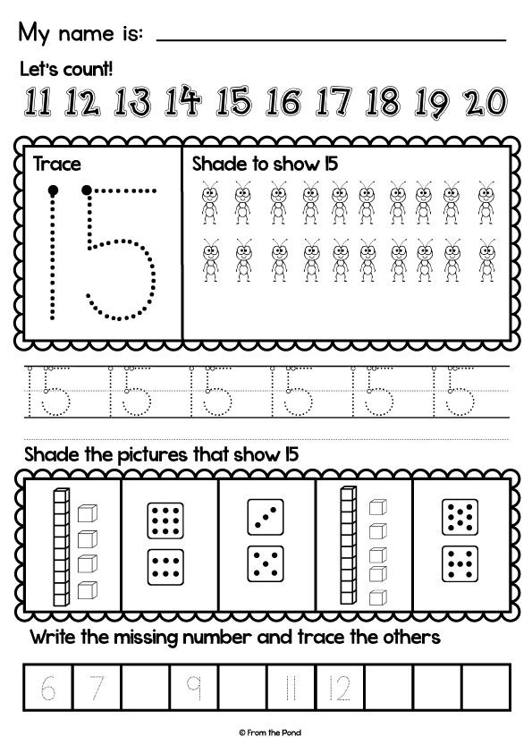 13 Best Images Of Writing Numbers 11 20 Worksheets Preschool Number 