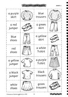 19 Best Images of EFL Worksheet Clothes - Teaching Clothes Vocabulary
