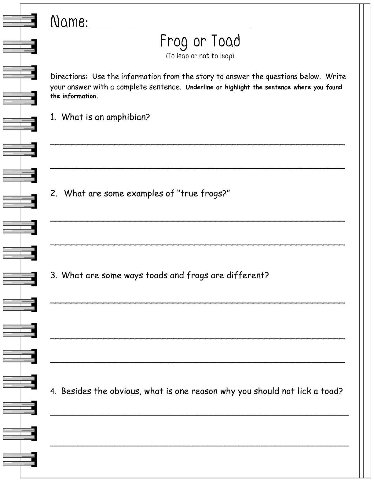 15 Best Images Of Informational Text Features Worksheets 