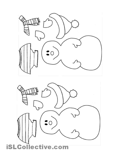 18 Best Images of Same Worksheets For Preschoolers Winter - Preschool