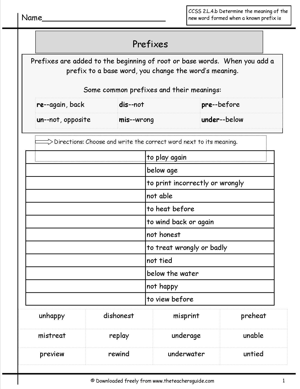 15 Best Images Of ROOT WORDS Worksheets ROOT WORDS Prefixes Suffixes 