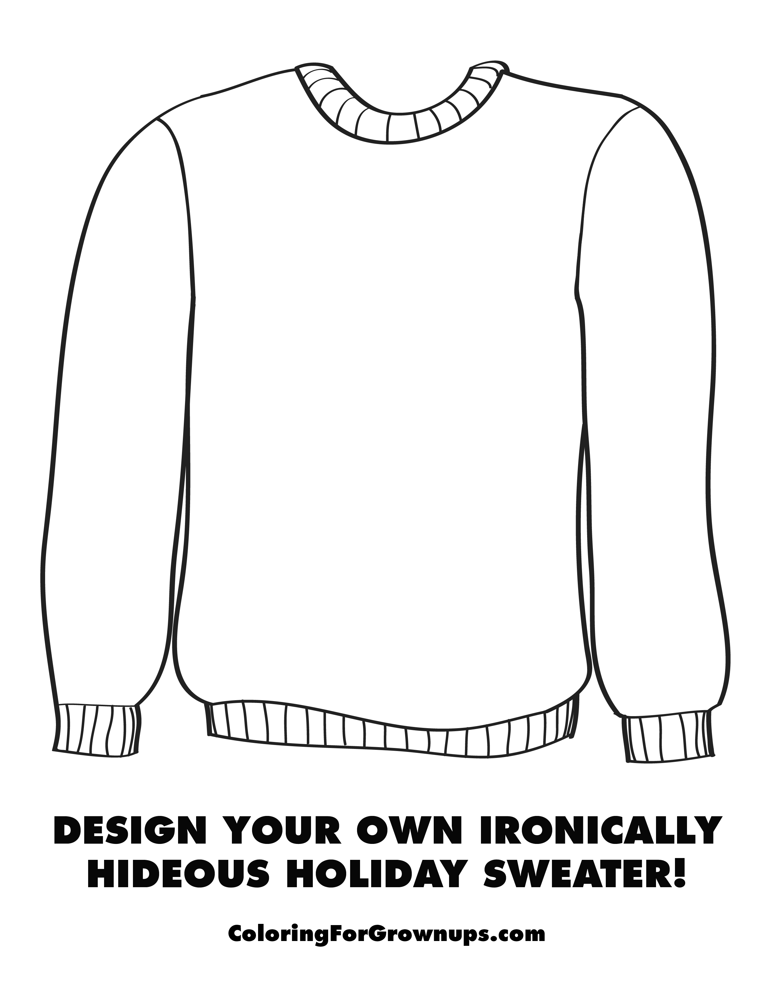 14 Best Images Of Design Your Own Sweater Worksheet Design Your Own Christmas Jumper Design