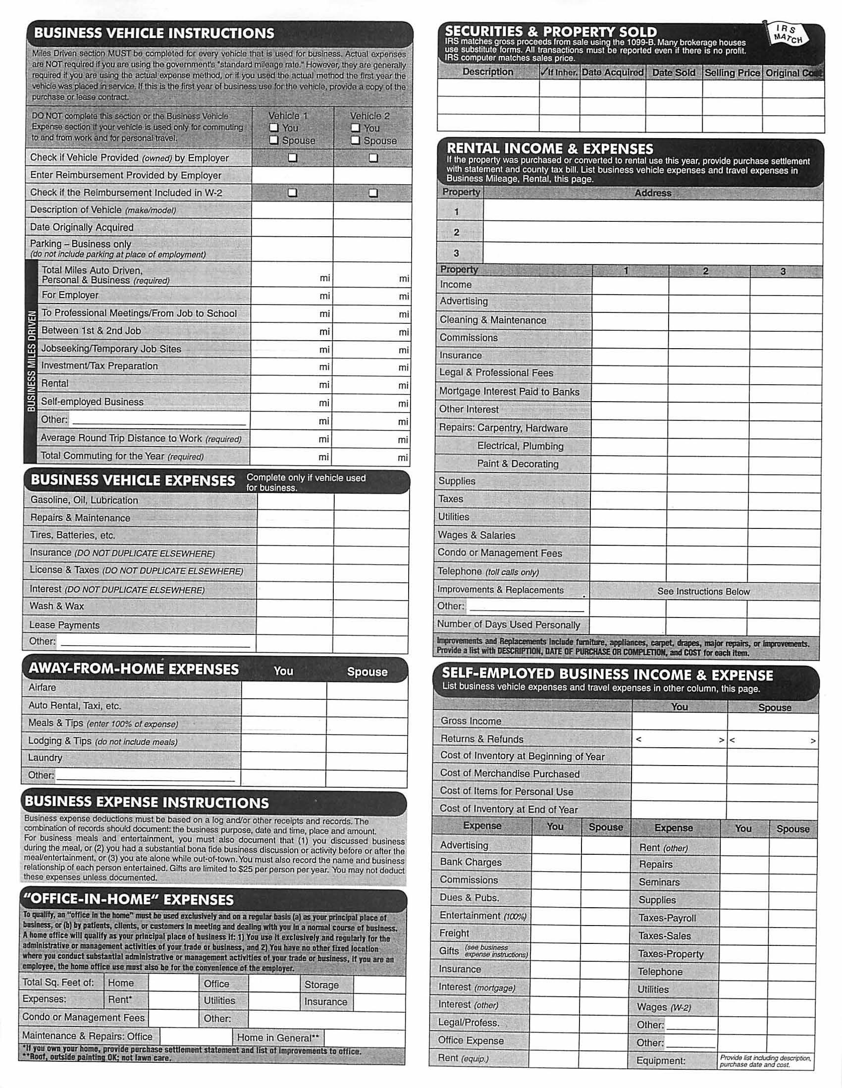 10 Best Images of 2014 Itemized Deductions Worksheet - 1040 Forms
