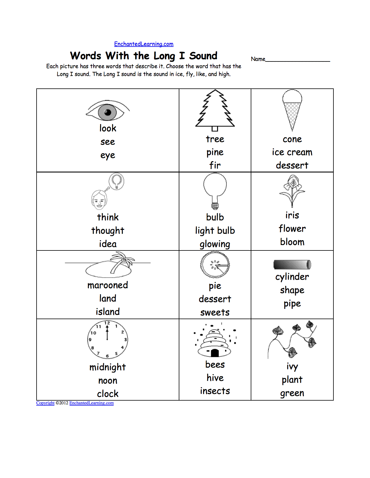 9 Best Images of Long I Igh IE Worksheets - Long I Spelled IE and Igh