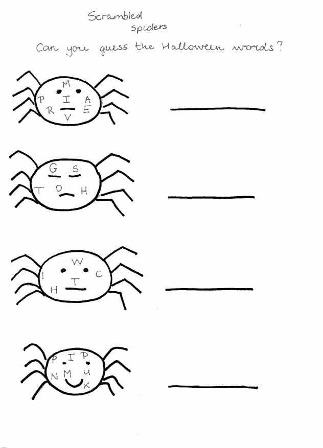 9 Best Images of Spider Activities Worksheet Free Printable Spider