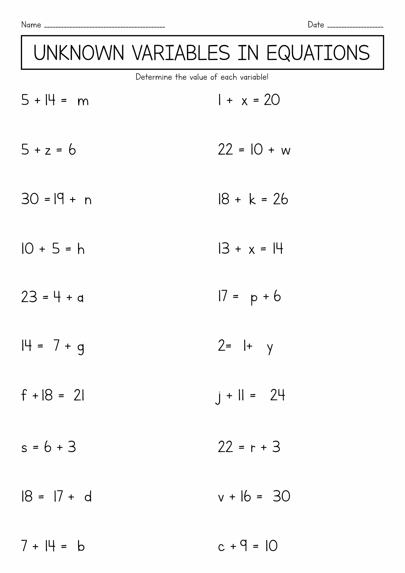 14 Best Images Of Pre Algebra 7th Grade Math Worksheets 7th Grade 
