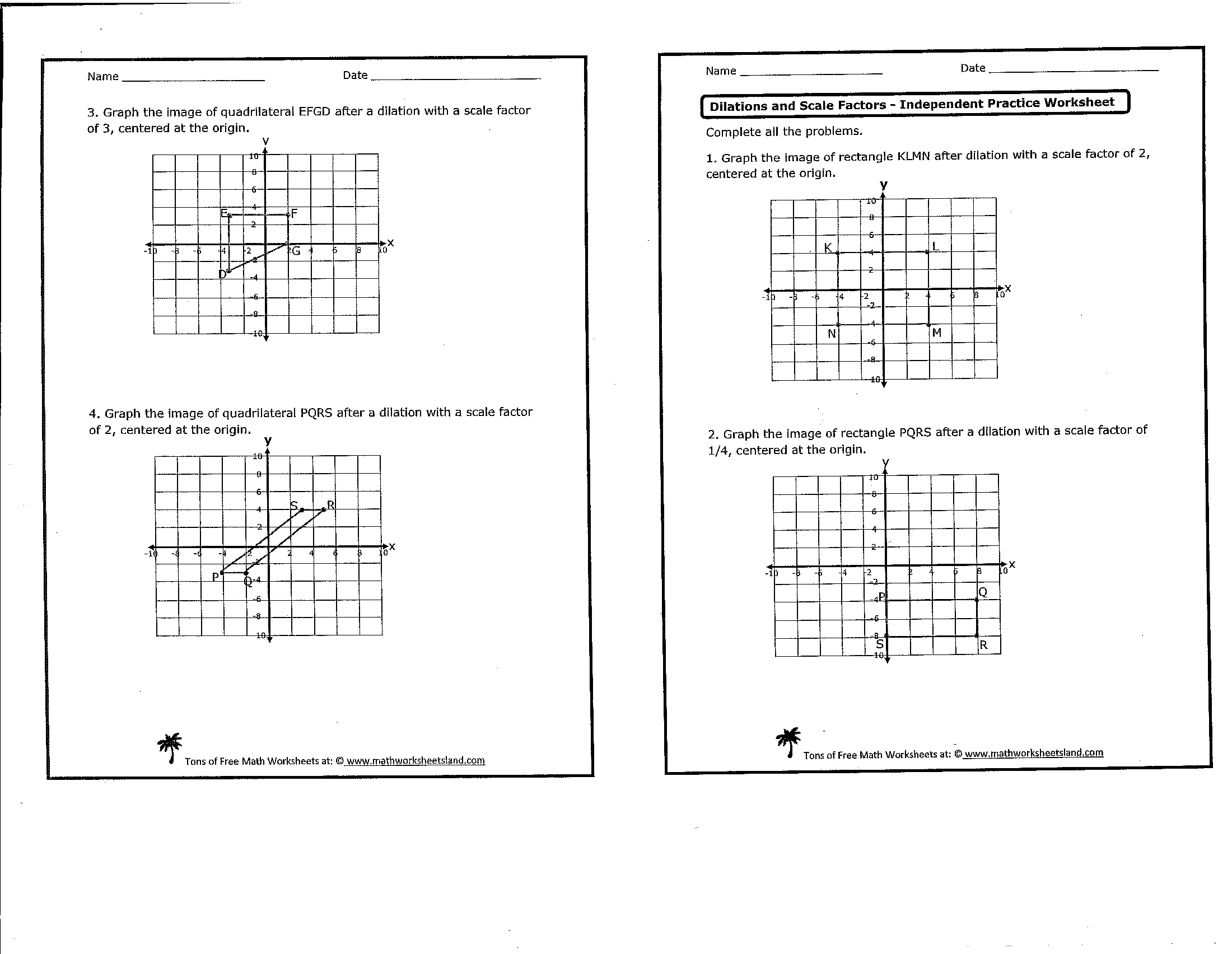 18 Best Images Of Dilation Worksheets For 8th Grade 8th Grade 