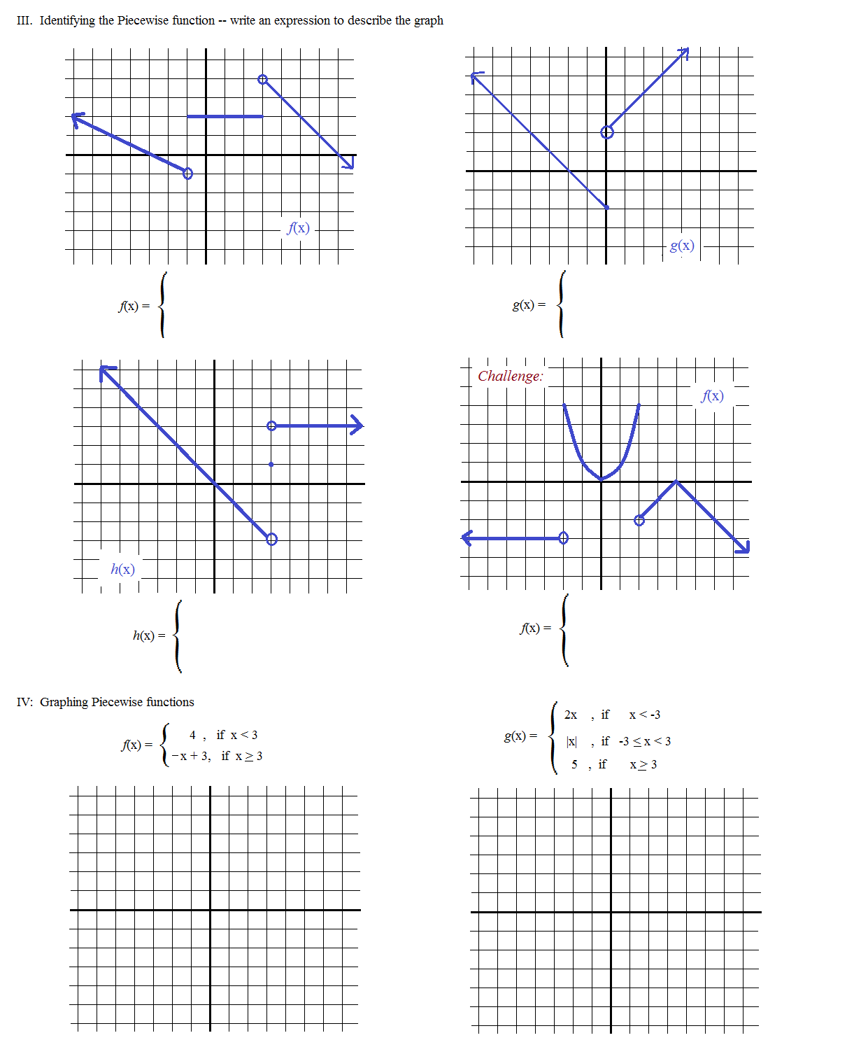 35 Graphing Piecewise Functions Worksheet With Answers Free Worksheet 