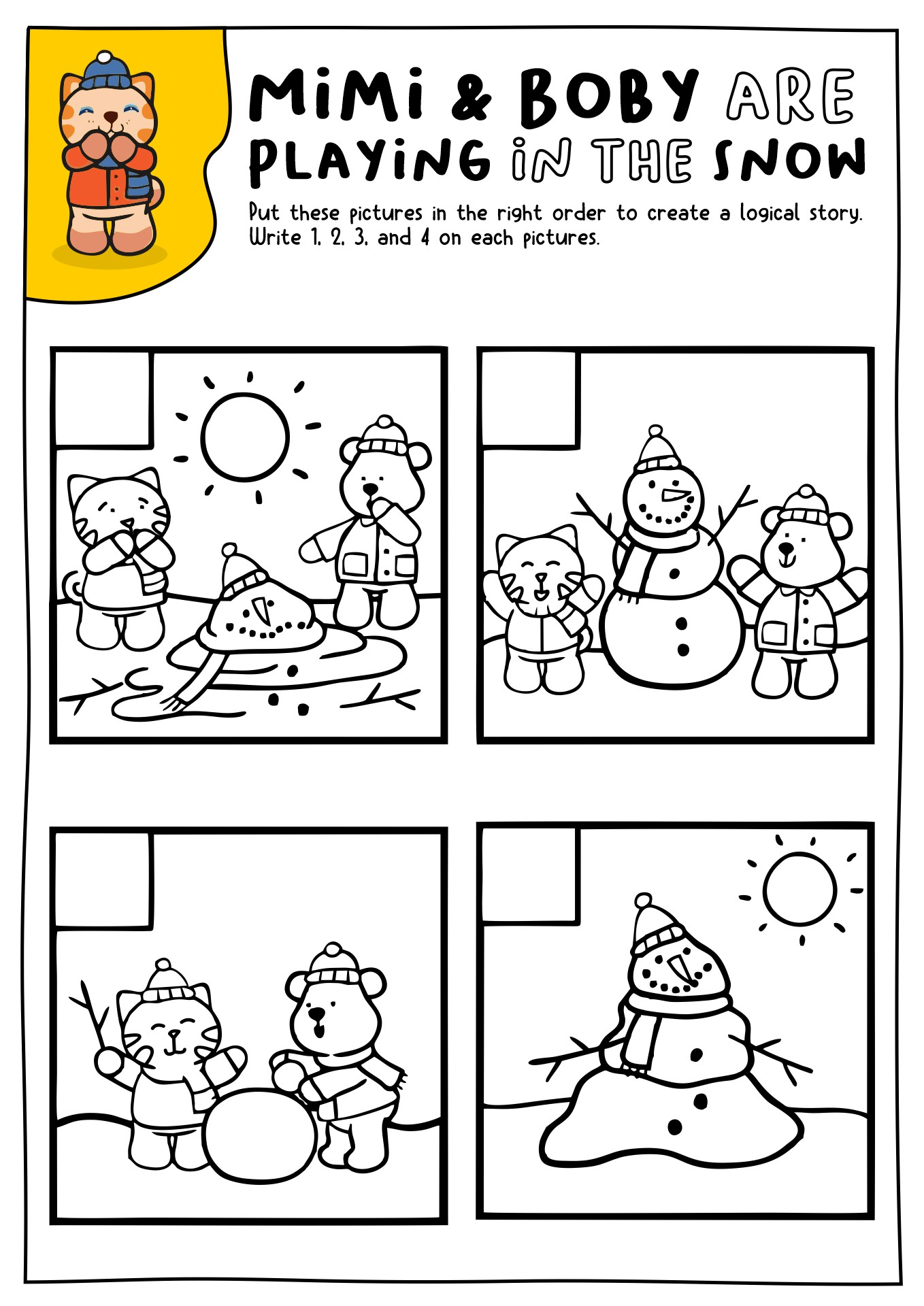 17 Best Images Of Story Sequence Of Events Worksheets Story 