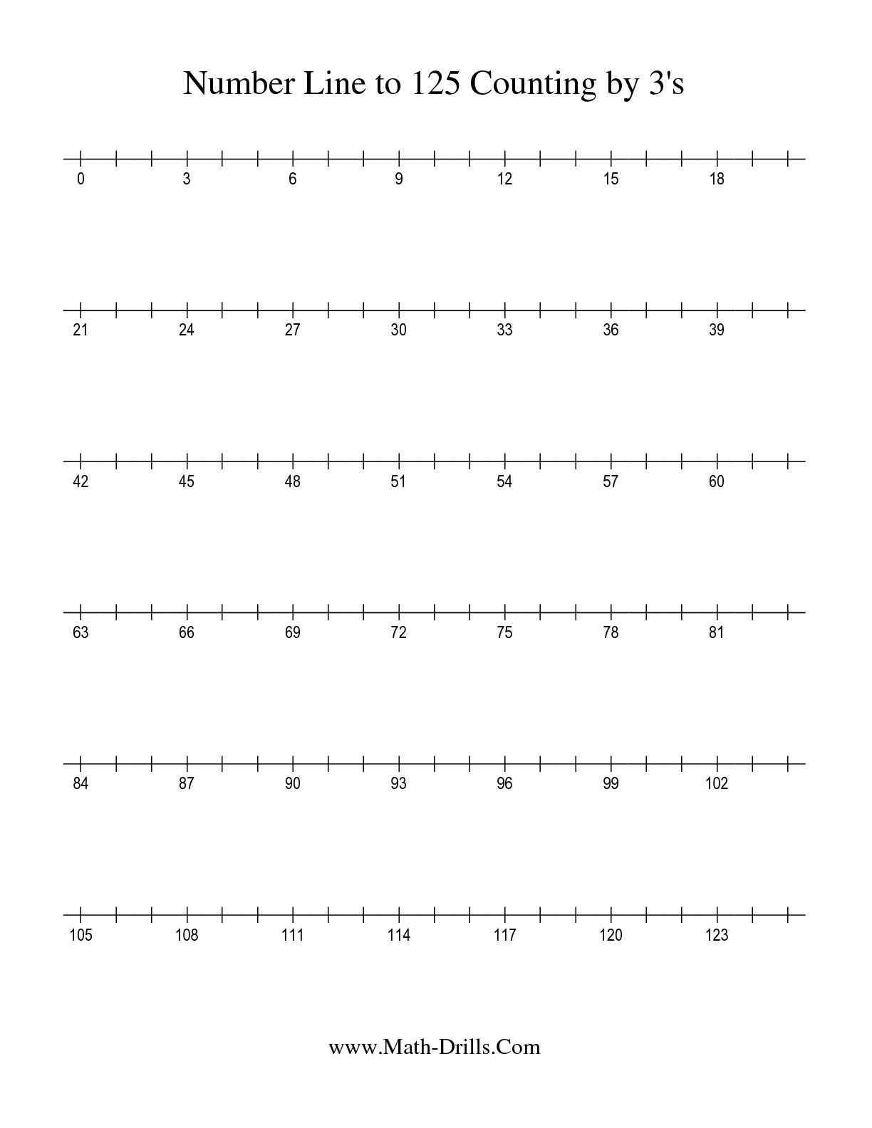 5 Best Images Of Number Line Math Worksheets Fraction Number Line Worksheets Printable Number