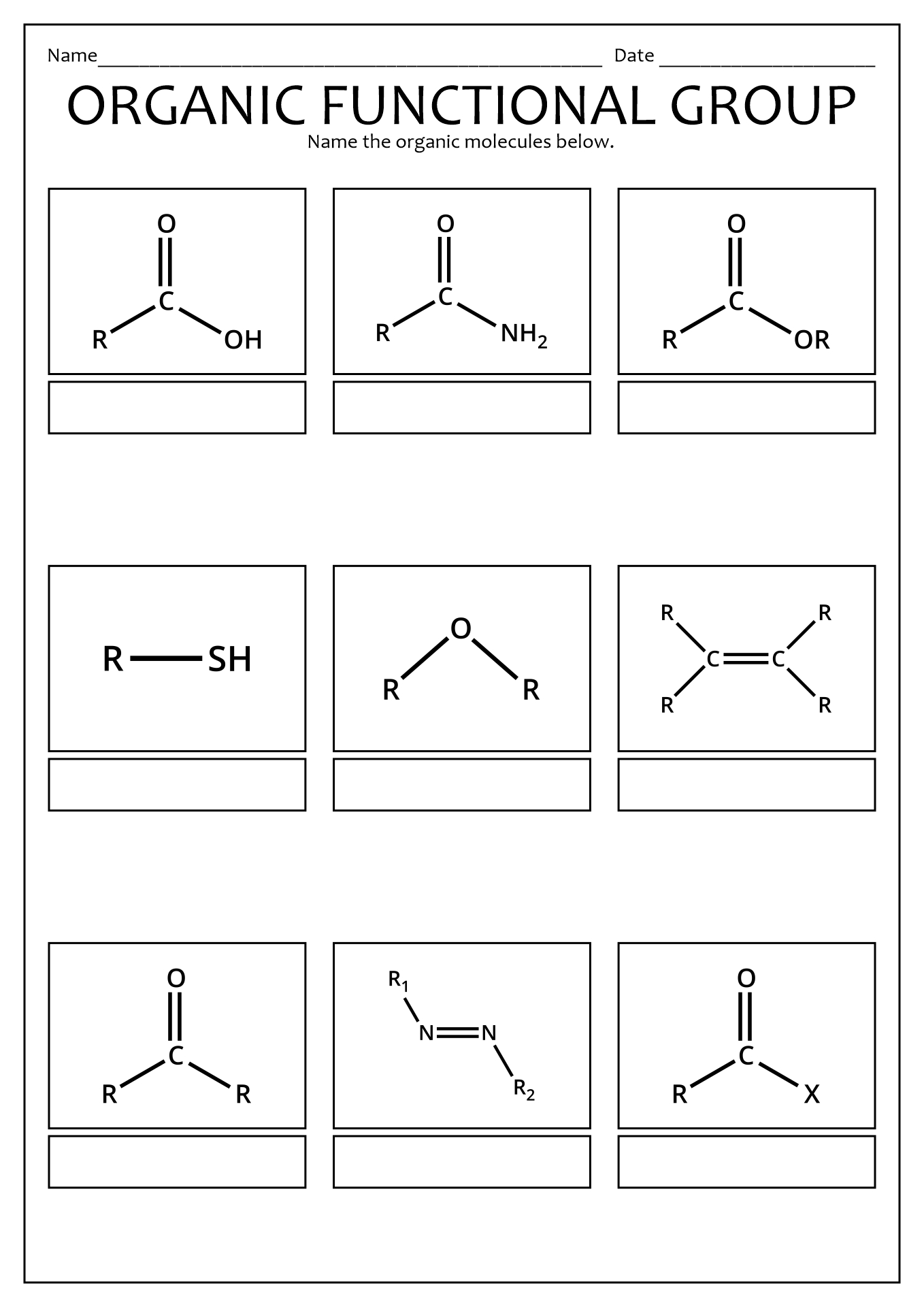 Isomers Practice Worksheet Answers