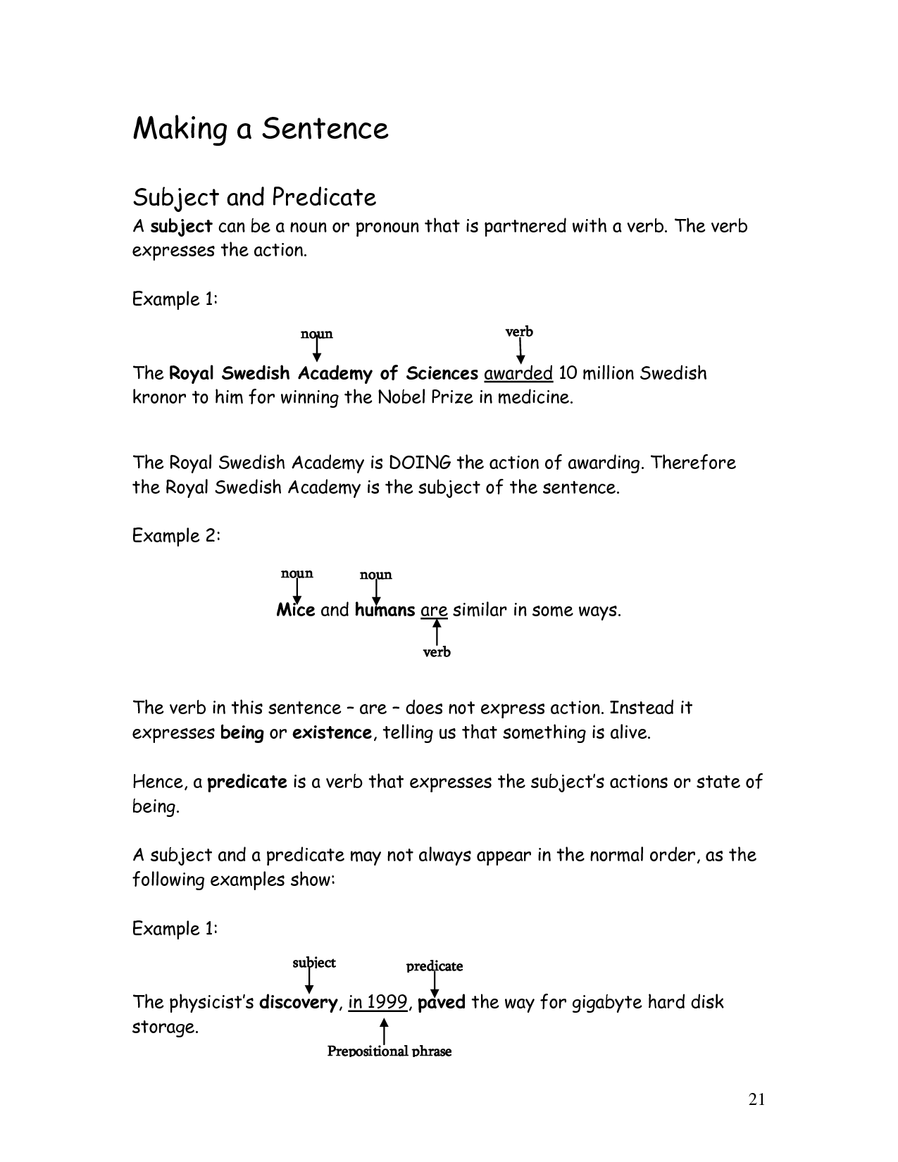 15 Best Images Of Simple And Compound Predicate Worksheets Simple 