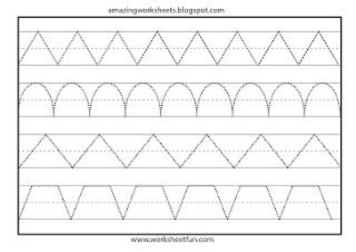 9 Best Images of Tracing Lines Worksheet For 3 Year Olds - Preschool