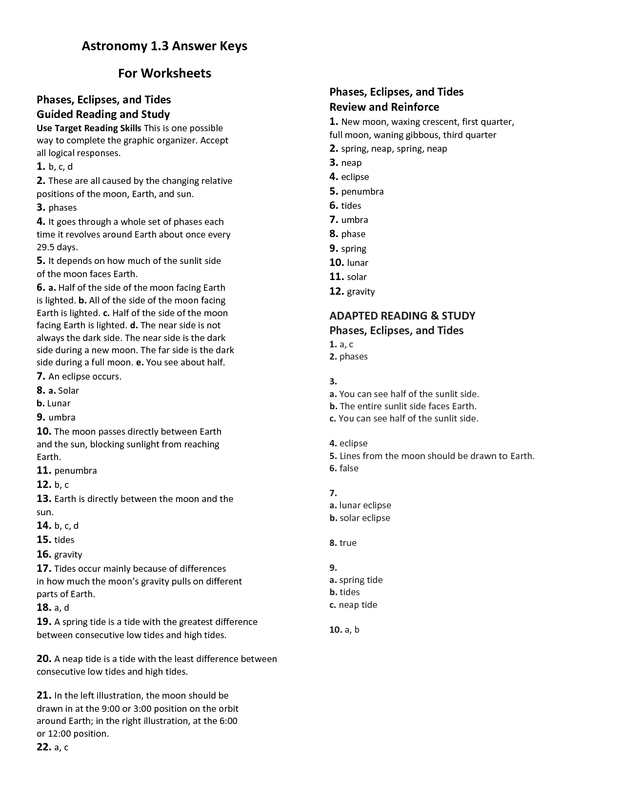 17 Best Images Of Waves And Tides Worksheet Ocean Waves And Tides 