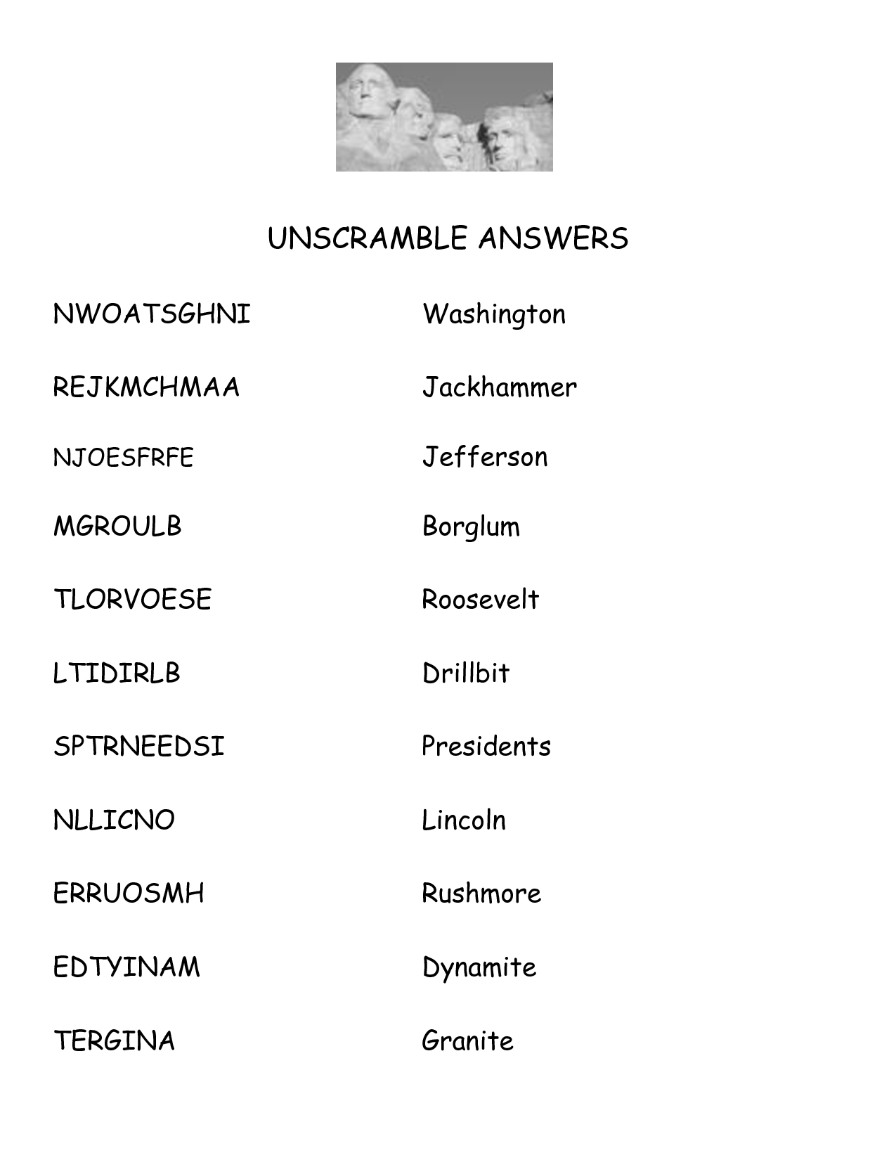 12 Best Images Of Preamble Scramble Worksheet Answers Preamble 