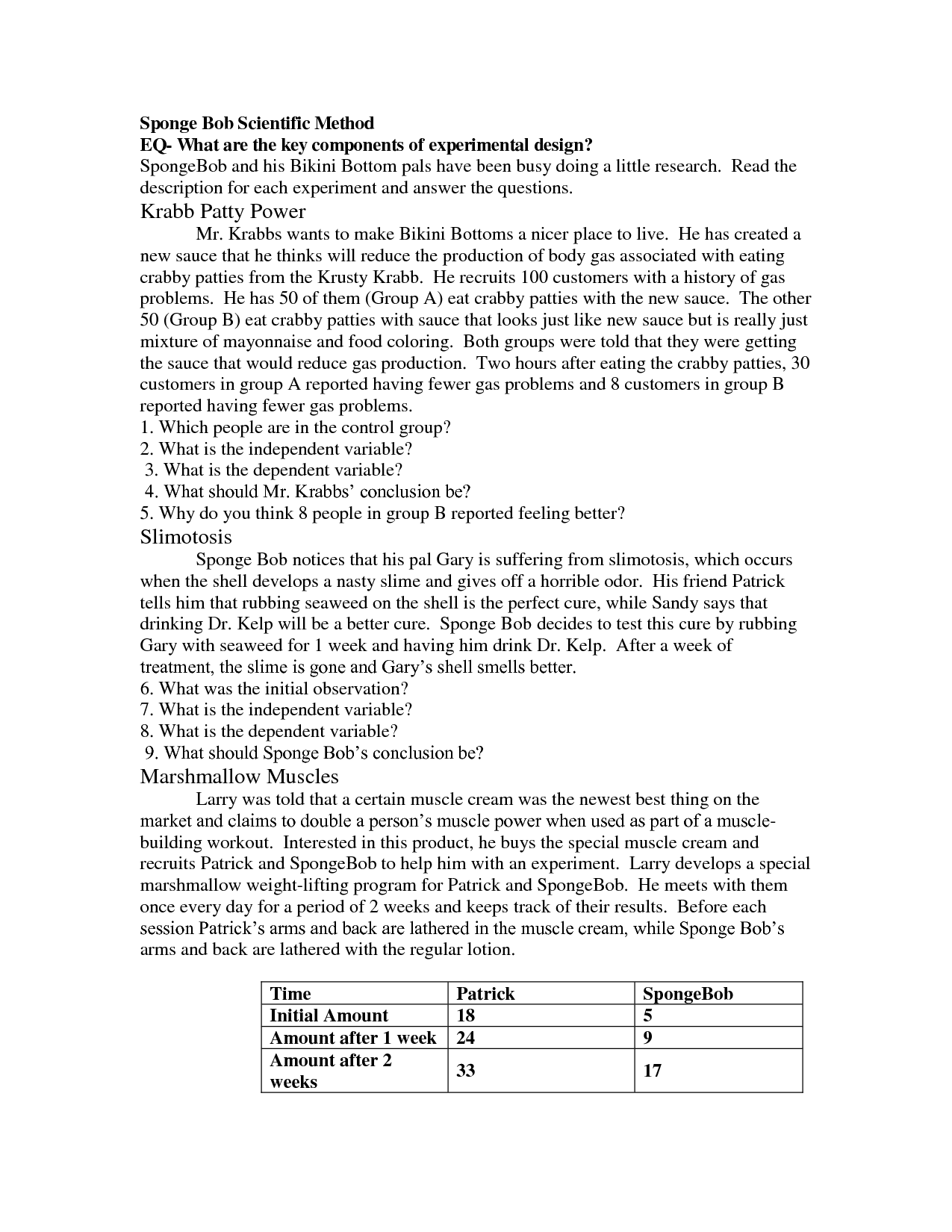 14 Best Images of Experimental Design Worksheet Answer Key - Mitosis