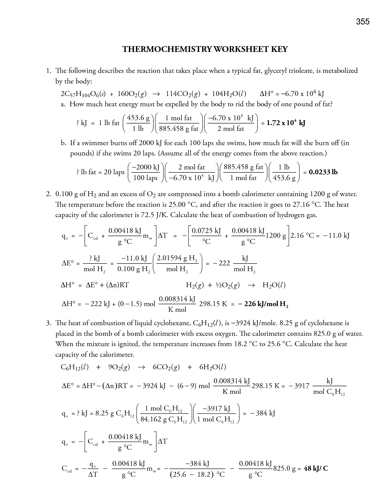 Heat Transfer Practice Worksheet