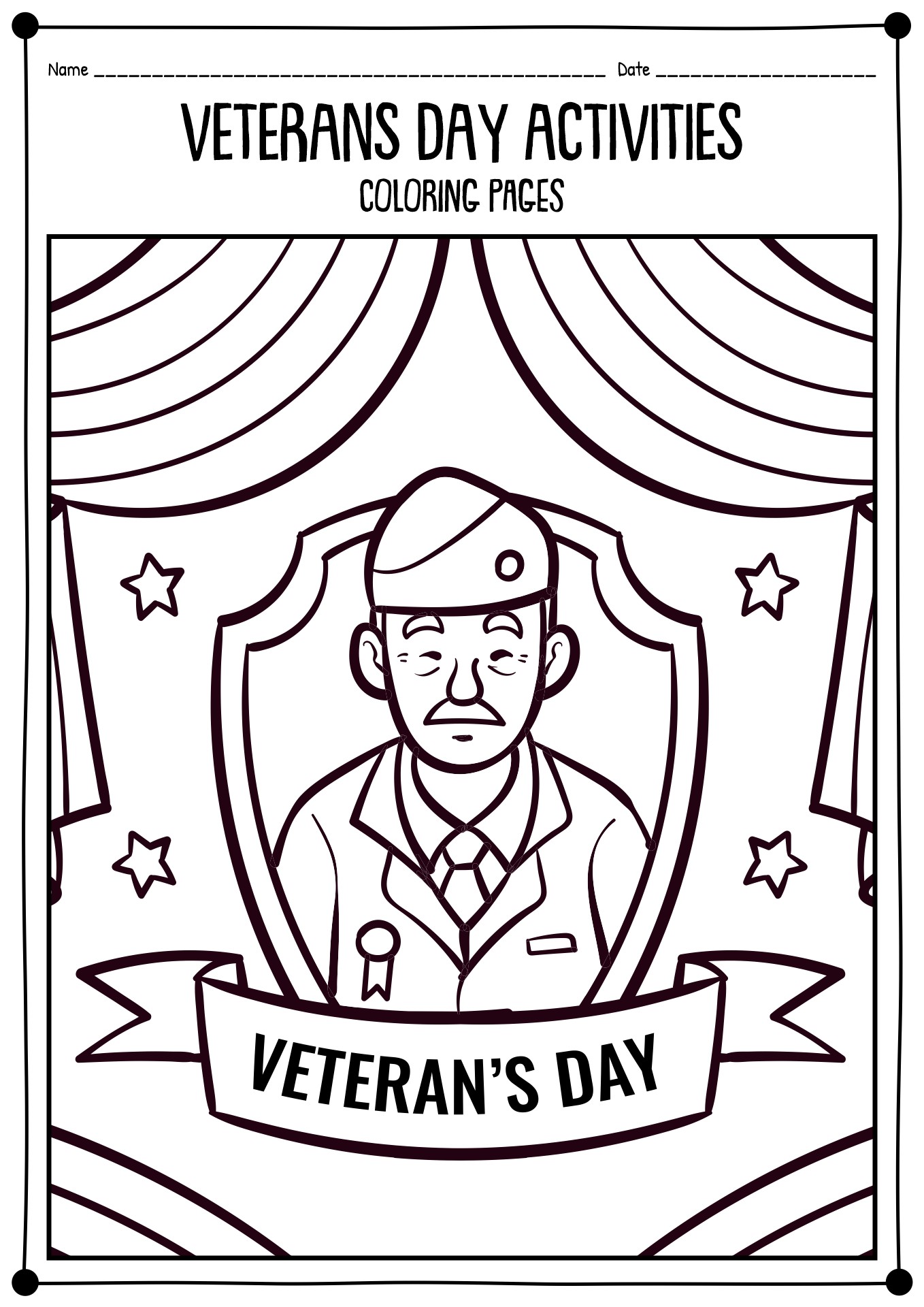 Veterans Day Printable Activities