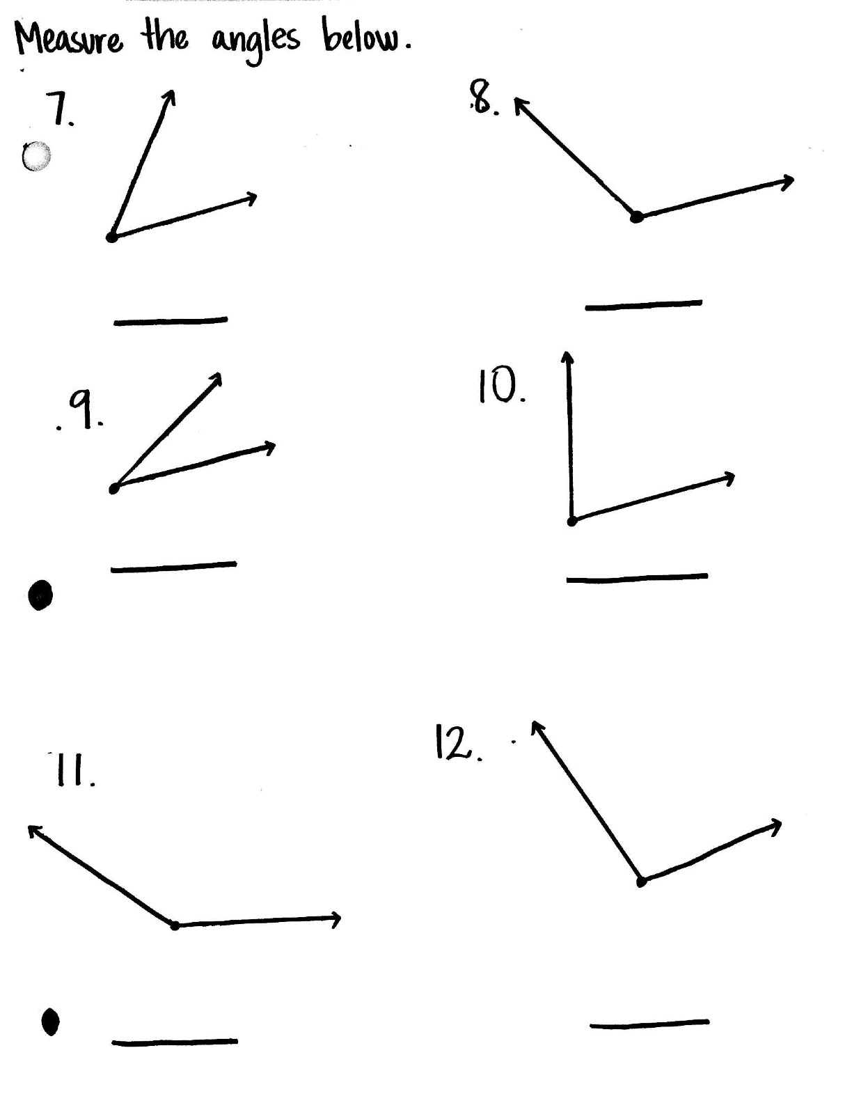 16 Best Images Of 6th Grade Math Worksheets Angles Measuring Angles Worksheet 6th Grade Angle