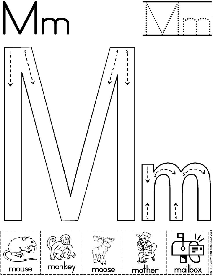 13 Best Images Of Letter K Cut And Paste Worksheets For Pre K Preschool Letter M Activity 