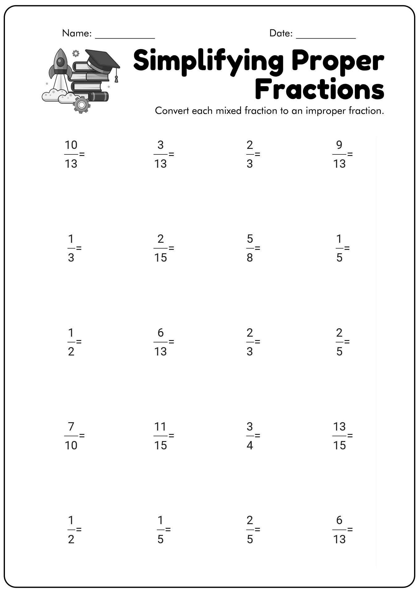 16 Best Images Of Simplifying Fractions Worksheets Grade 6 6th Grade Math Worksheets Fractions