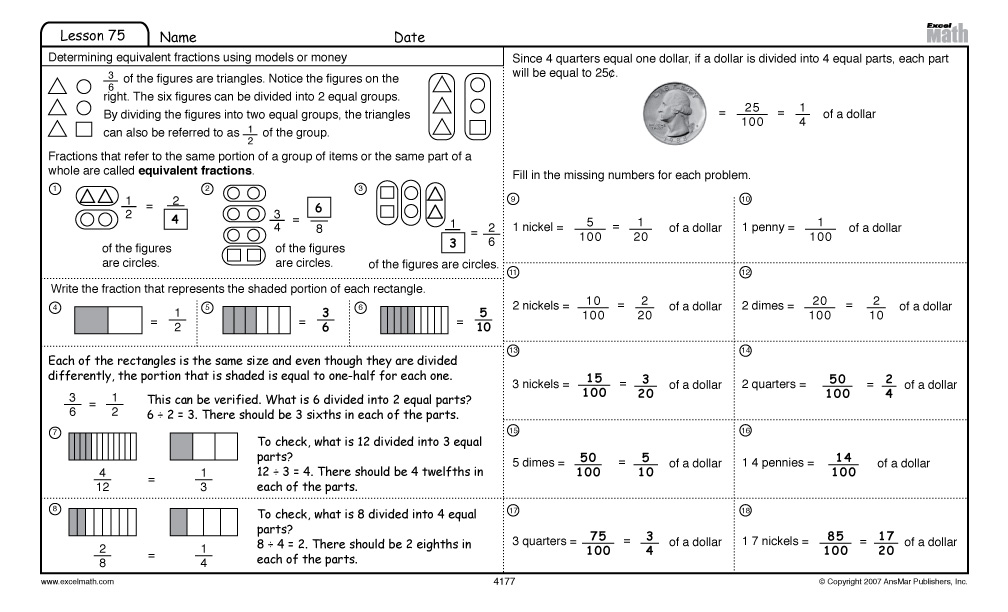 15 Best Images Of Money And Fractions Worksheet Math Fraction Worksheets Math Fractions