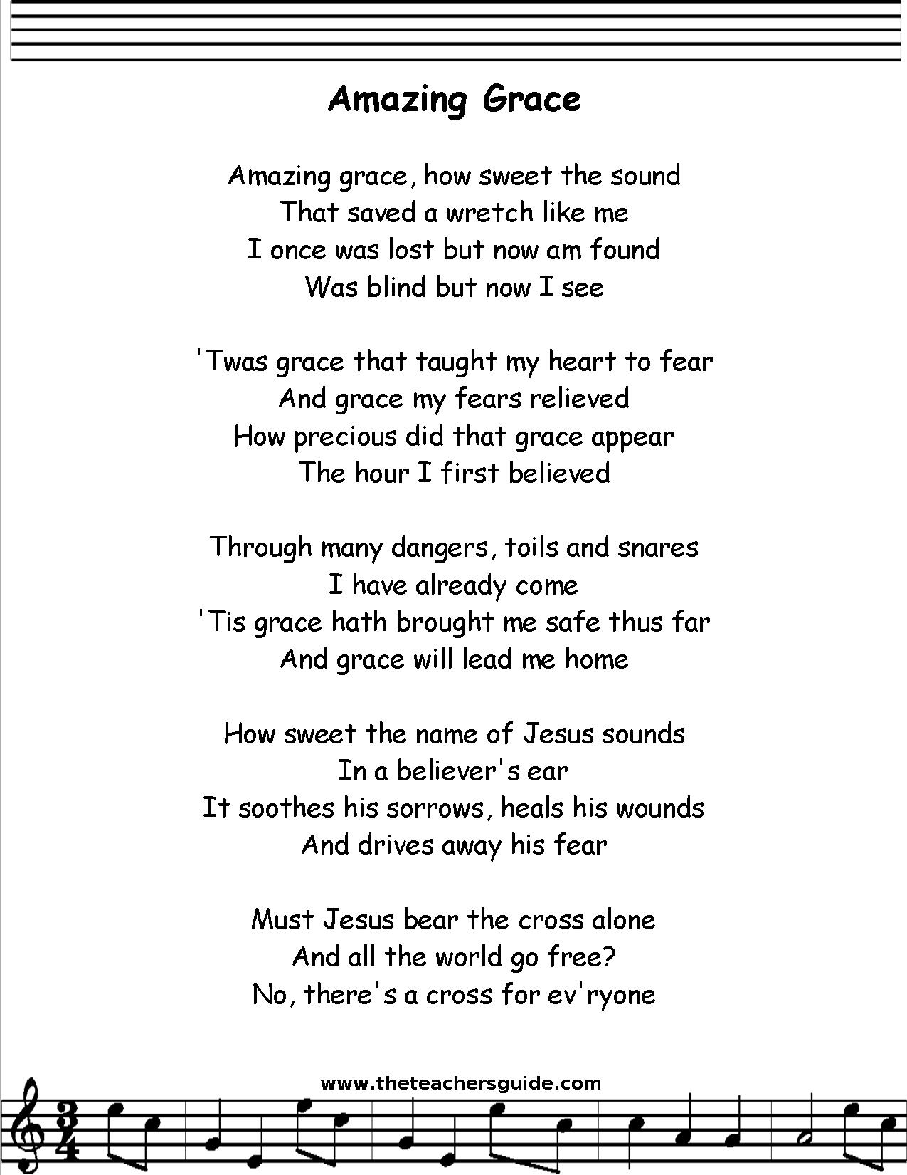 10 Best Images Of Amazing Grace Movie Worksheet Amazing Grace Song 