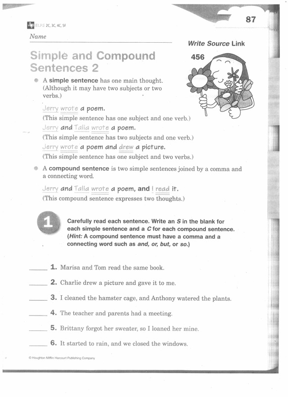 18 Best Images Of Compound Sentences Worksheet 3rd Grade Compound 