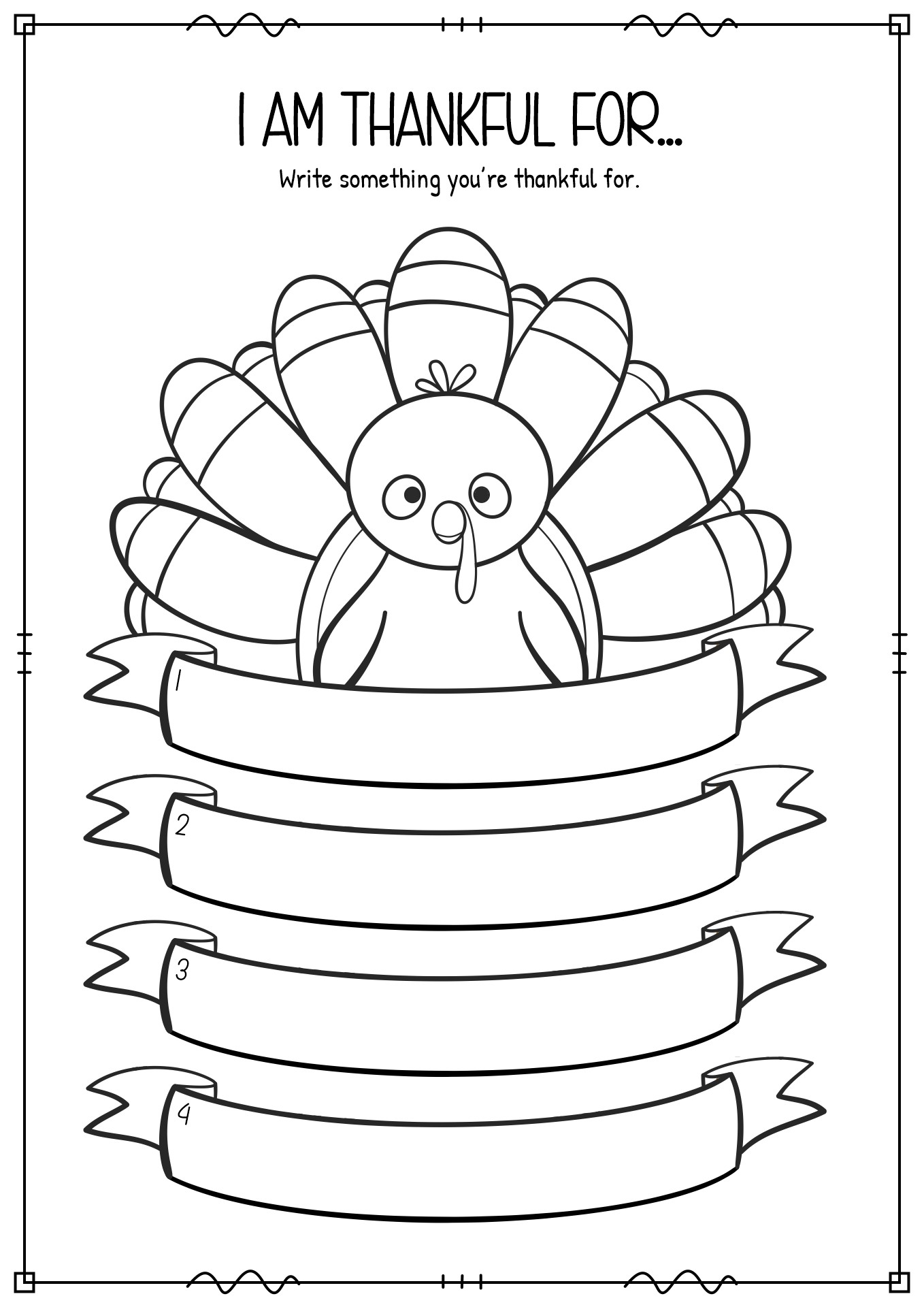 Free Thanksgiving Printables For 2nd Grade Tooth The Movie