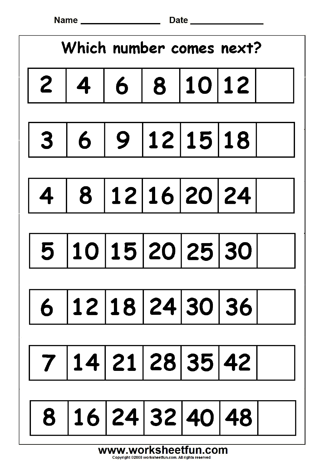16 Best Images Of Second Grade Number Patterns Worksheets Number Patterns Worksheets 2nd Grade