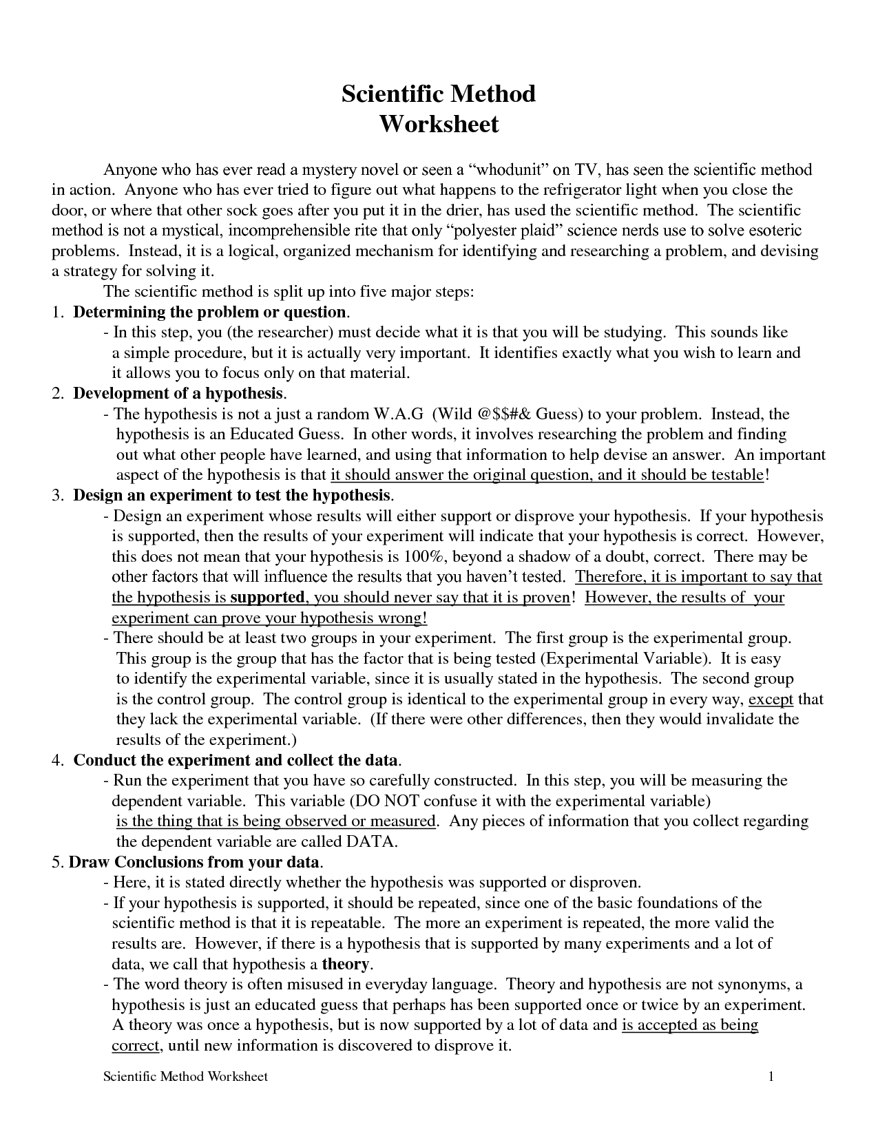 16 Best Images Of Simpson Science Variable Worksheet Answer Controls And Variables Science 