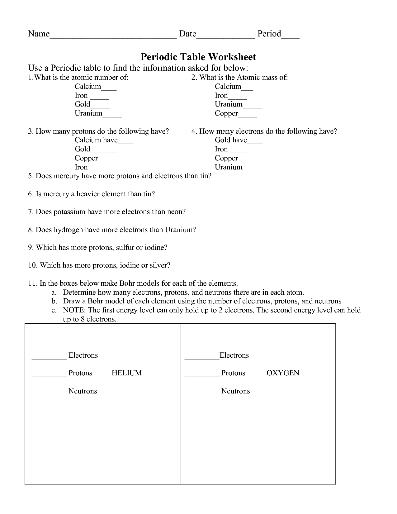 16 Best Images Of Periodic Table Worksheet Answer Key Periodic Table Puns Worksheet Answers 