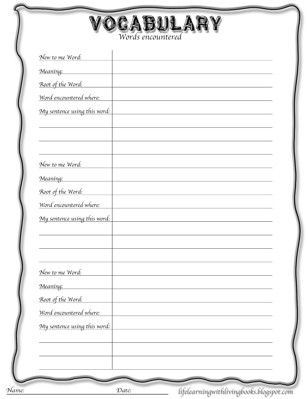 12 Best Images Of New Vocabulary Word Worksheet 2nd Grade Compound Words Worksheets Blank