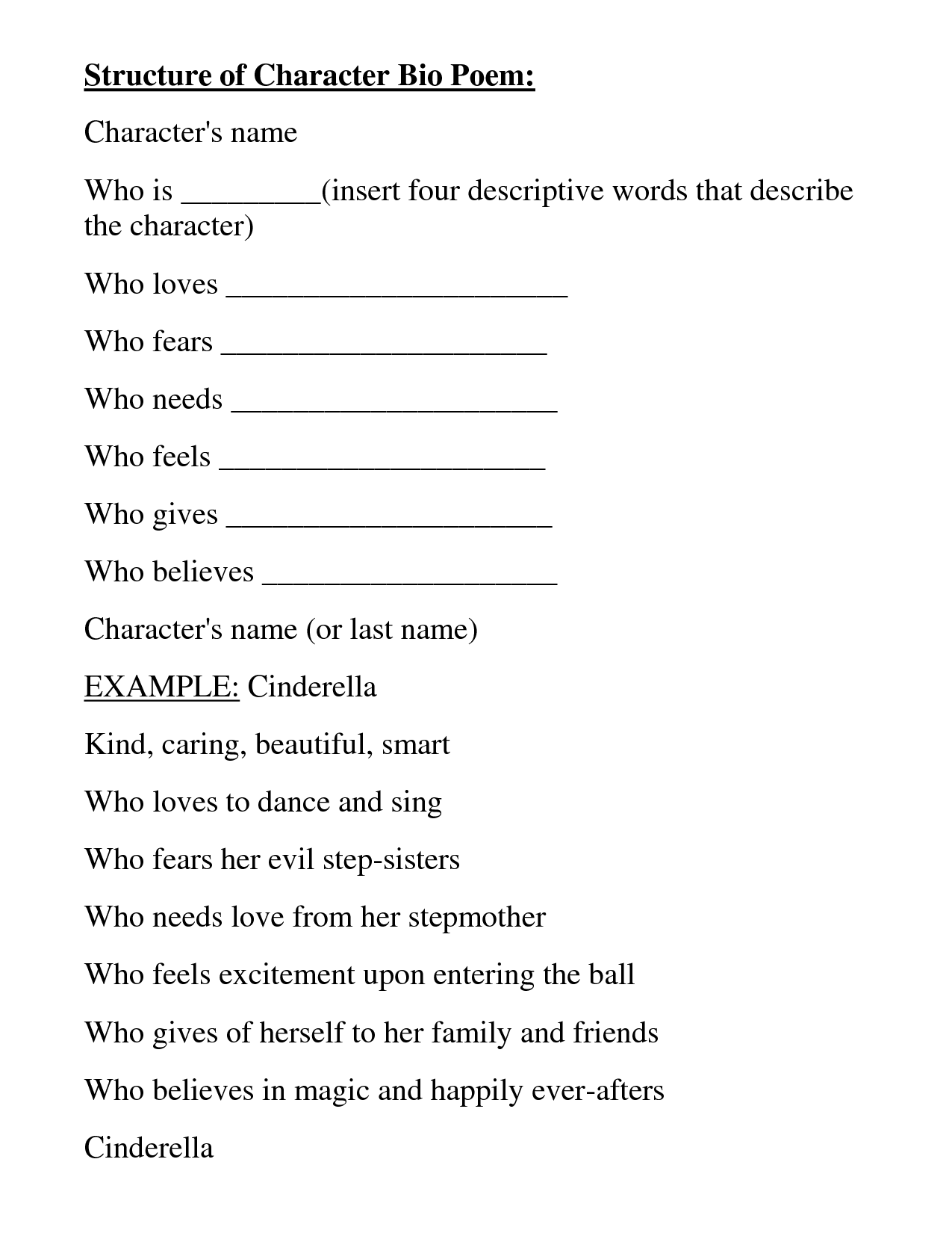 16 Best Images Of Bio Poem Worksheet Biography Template Bio Poem 