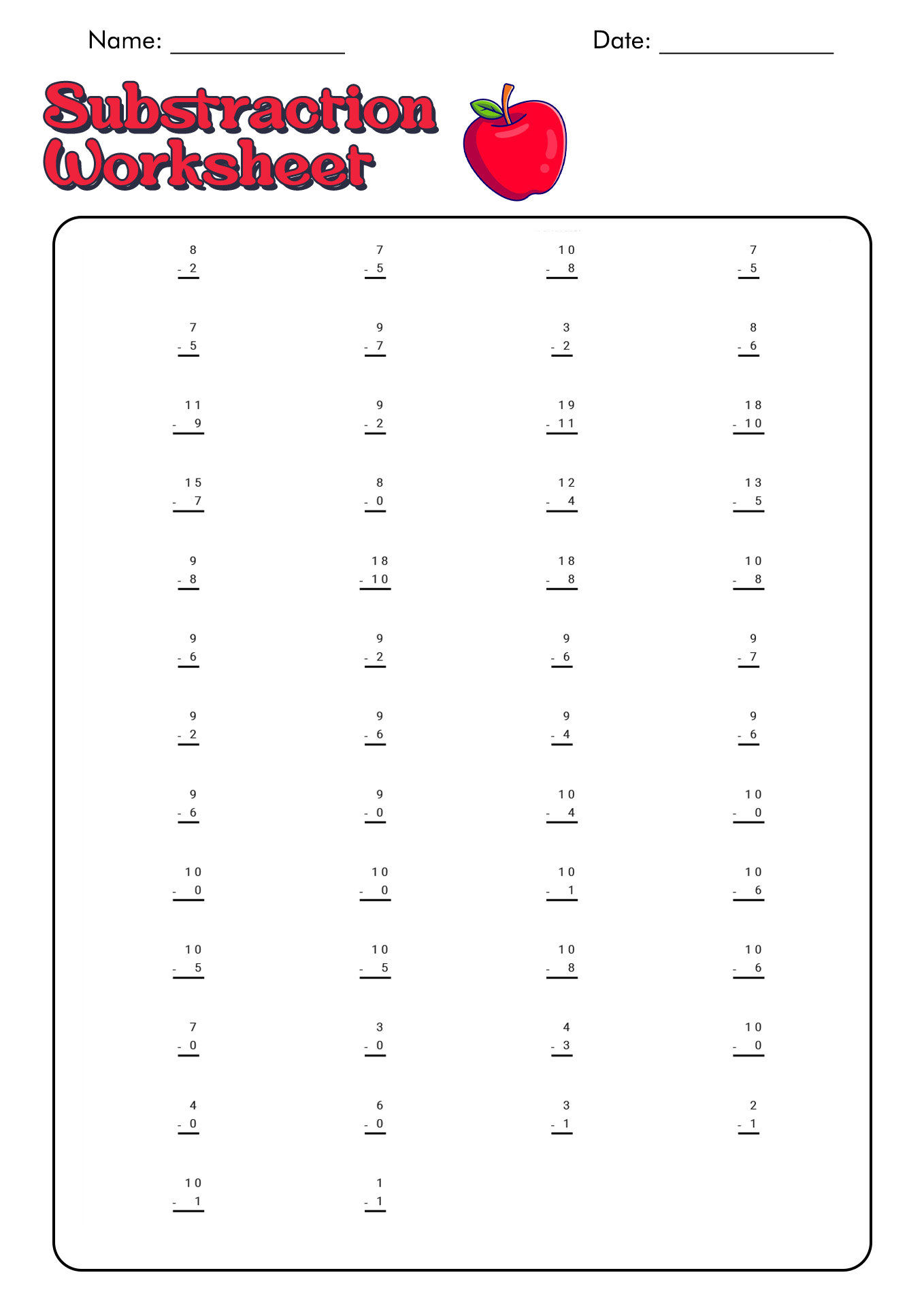 18 Best Images Of Timed Addition Worksheets Math Addition Timed Tests 