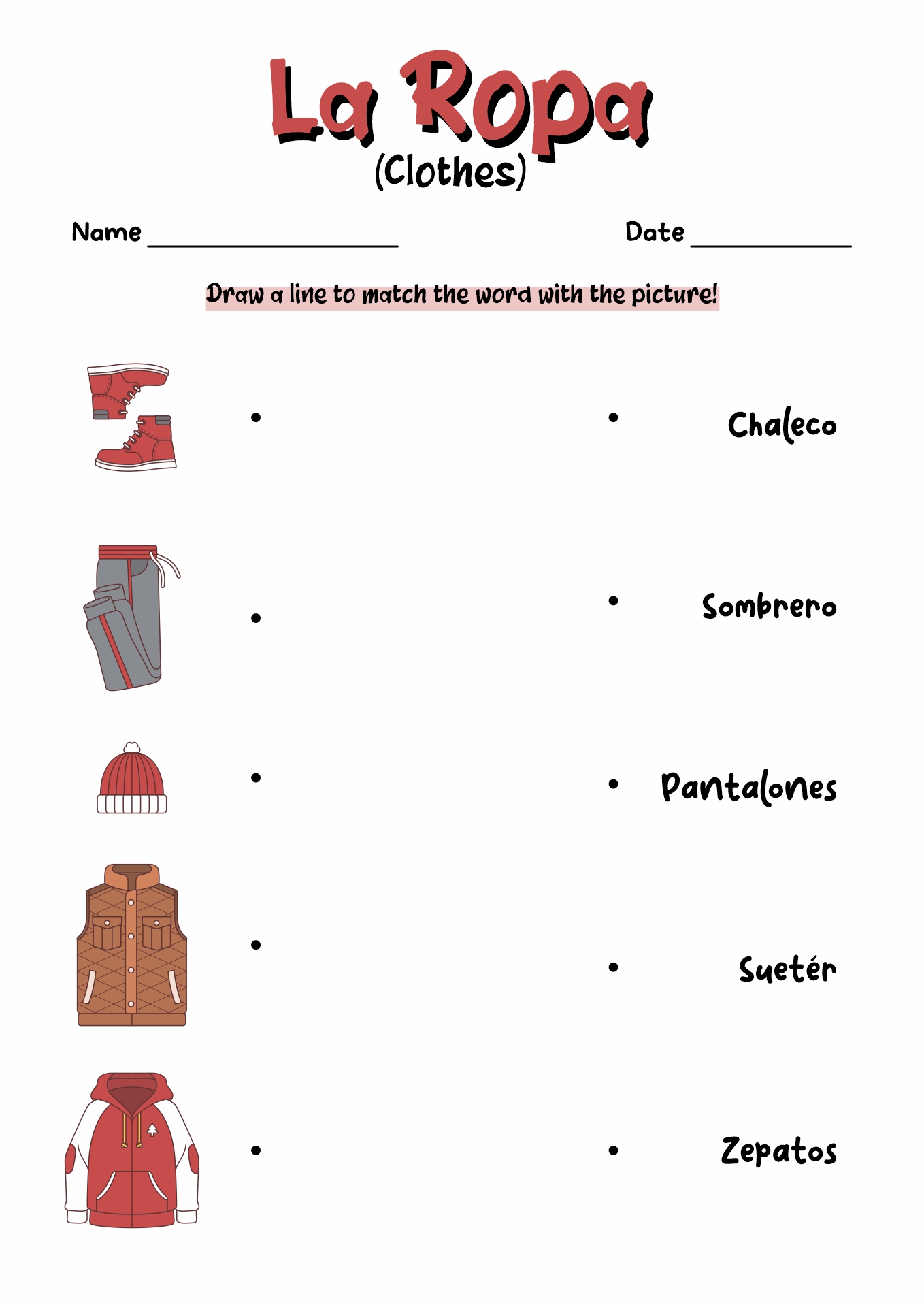 16 Best Images Of Clothing Printable Worksheets For Preschoolers 