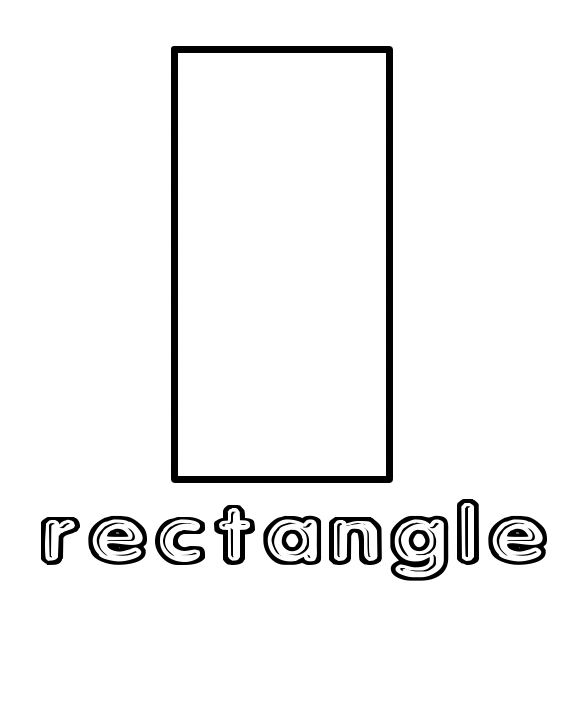 Best Images Of Rectangle Coloring Worksheets Prebabe Rectangle Shapes Coloring Pages