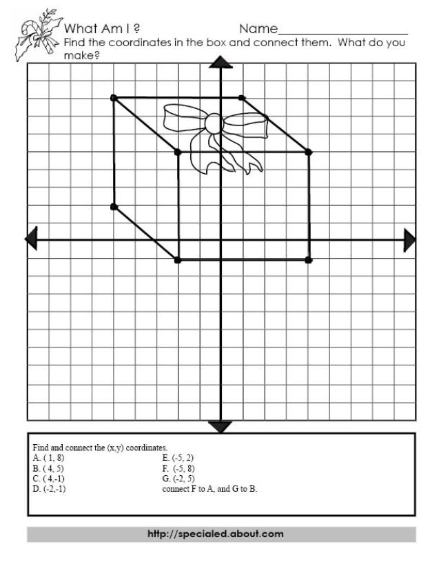 Free Coordinate Graphing Hidden Pictures Printable Printable Templates