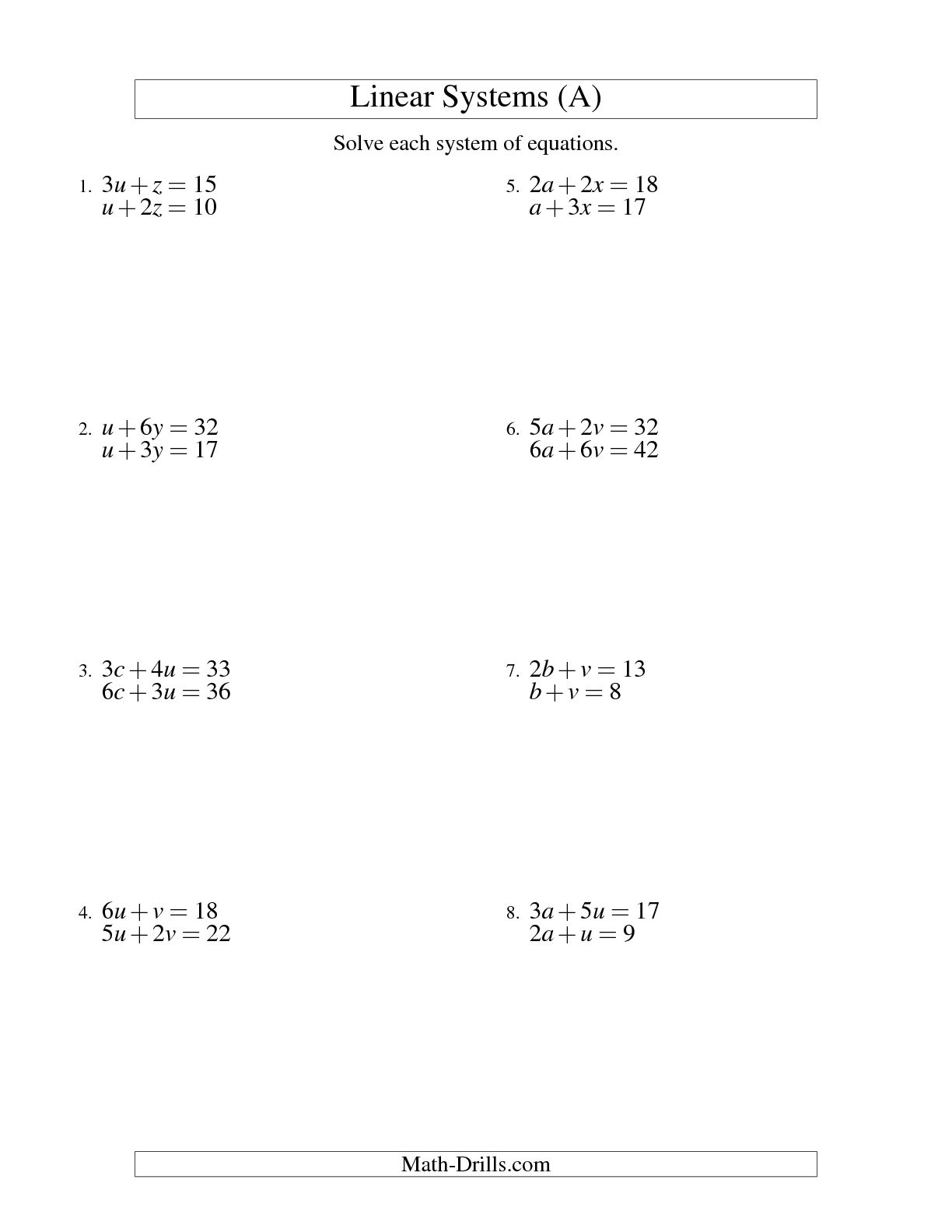 13 Best Images Of Literal Equations Worksheet Algebra 2 Math Literal Equations Worksheet