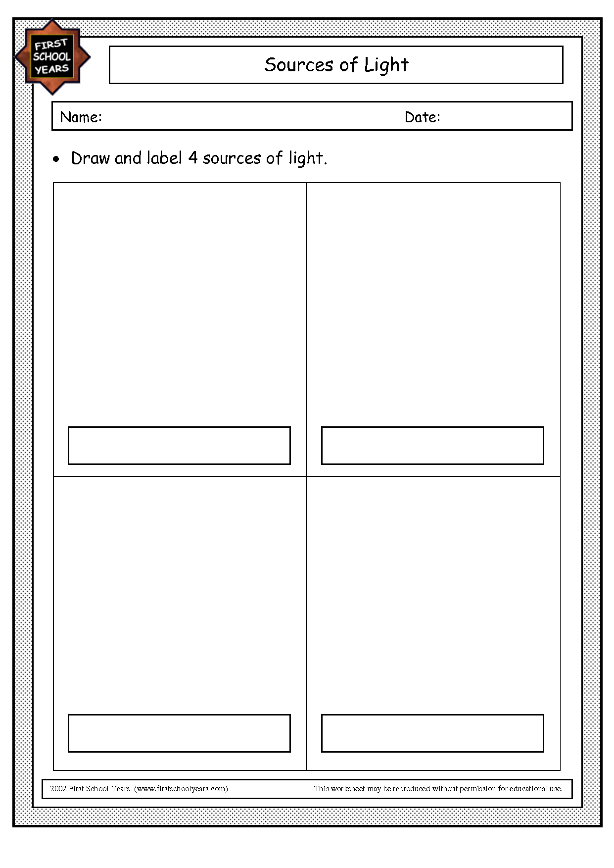 13 Best Images Of Light Energy Sources Worksheet Kindergarten Energy 