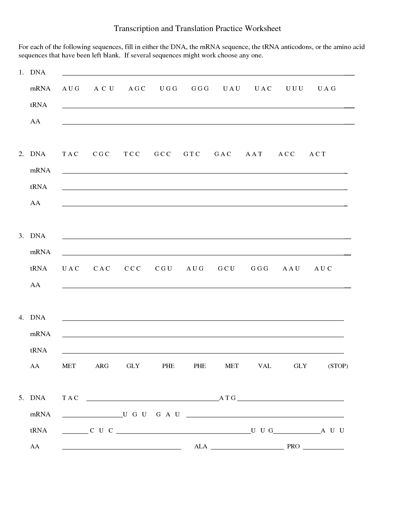 14 Best Images Of DNA Transcription Coloring Worksheet 84 DNA 